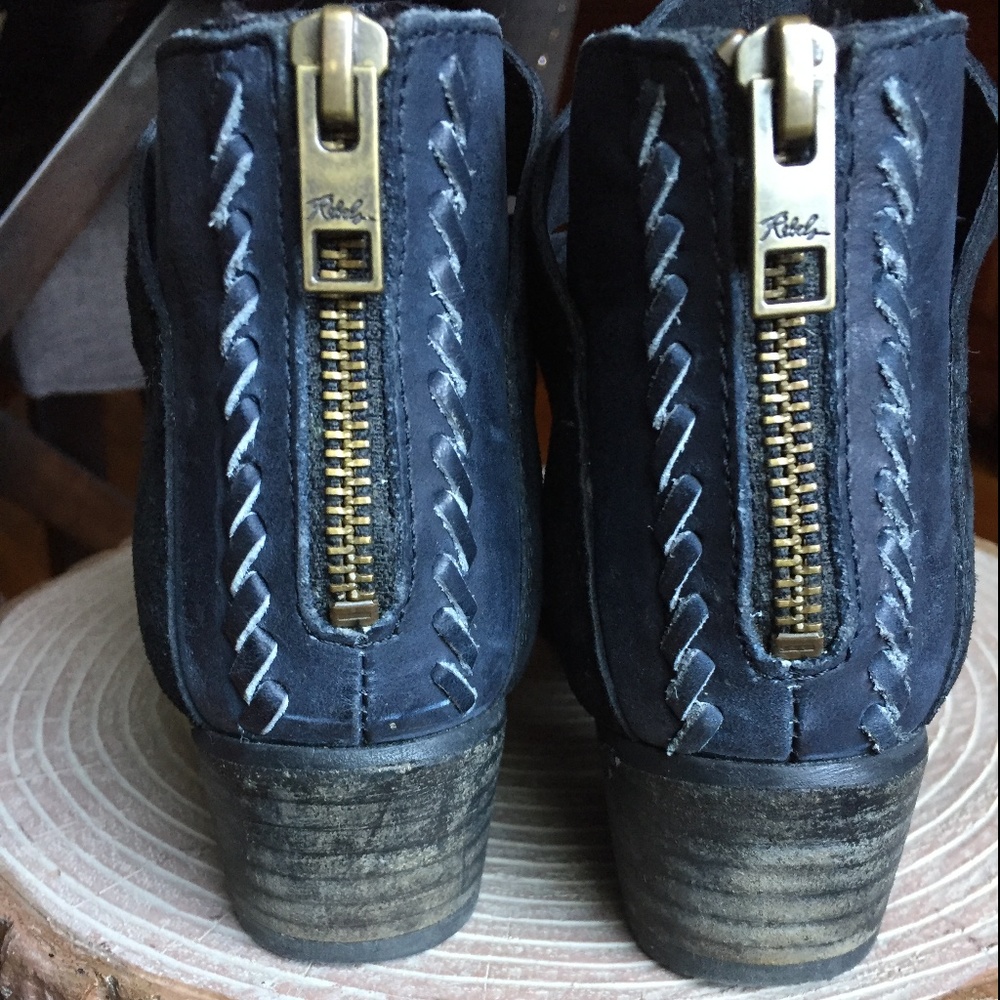 Rebels Cori Woven Suede & Leather Bootie - Picture 5 of 7